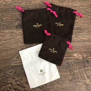 💥4/$25💥 Kate Spade Jewelry Dust Bags